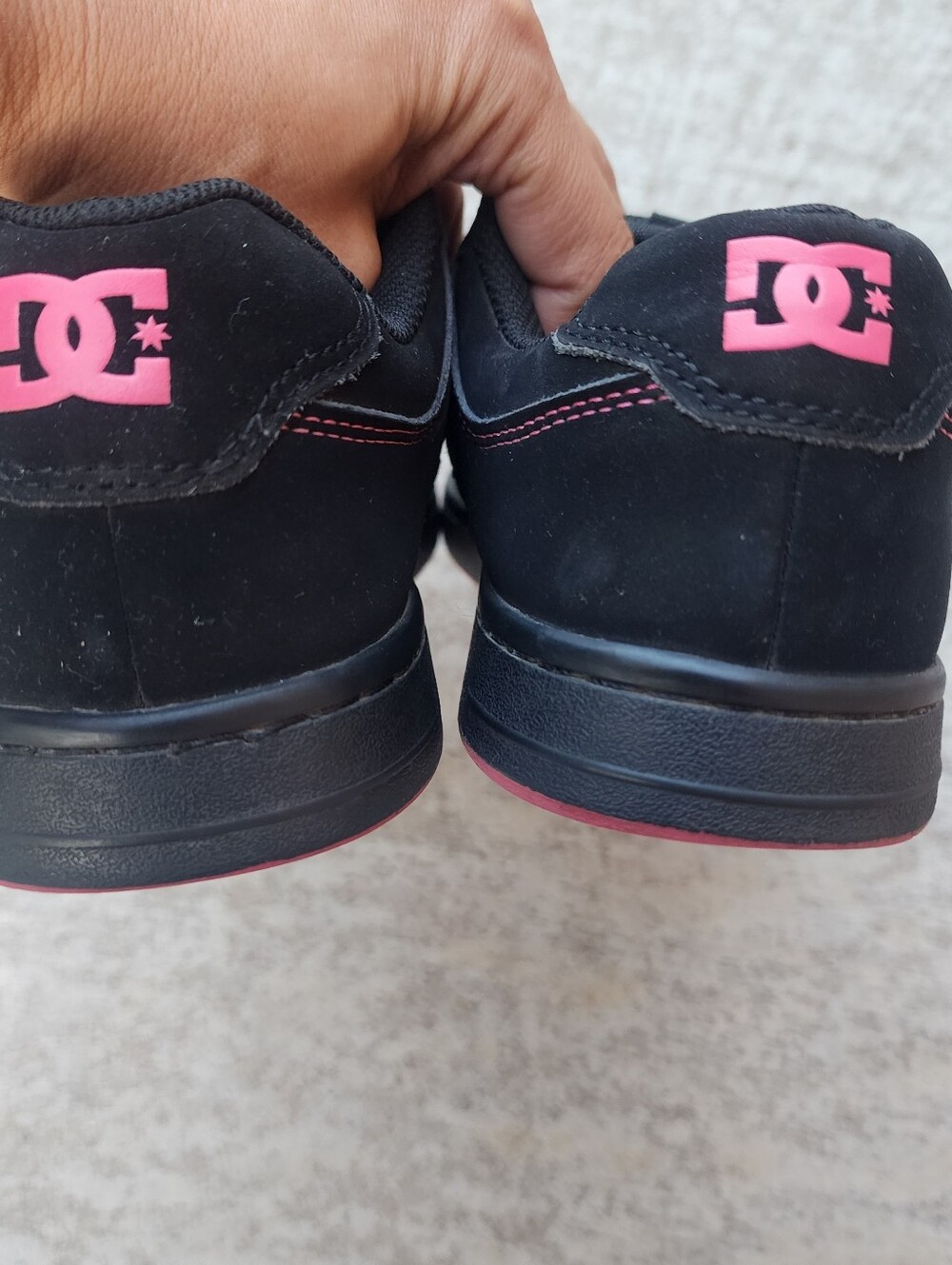 DC Womens Manteca 4 Black and Pink Low-Top Skater Sneakers, Sz 8.5 - Picture 6 of 9